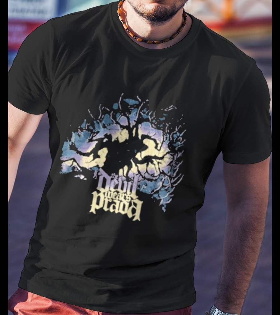 The Devil Wears Prada Roots Above Neon Tree Burst T-Shirt