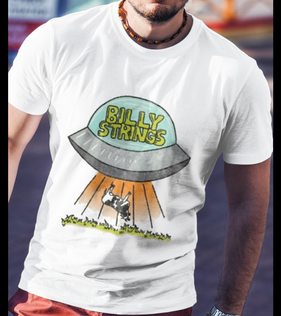 Billy Strings UFO Cow Abduction Tour Dates T-Shirt