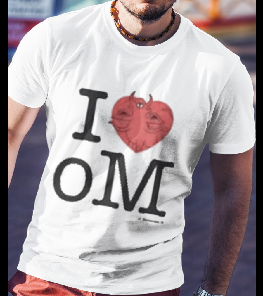 Polyvinyl Records Of Montreal I Love Om Heart Tomato Face T-Shirt