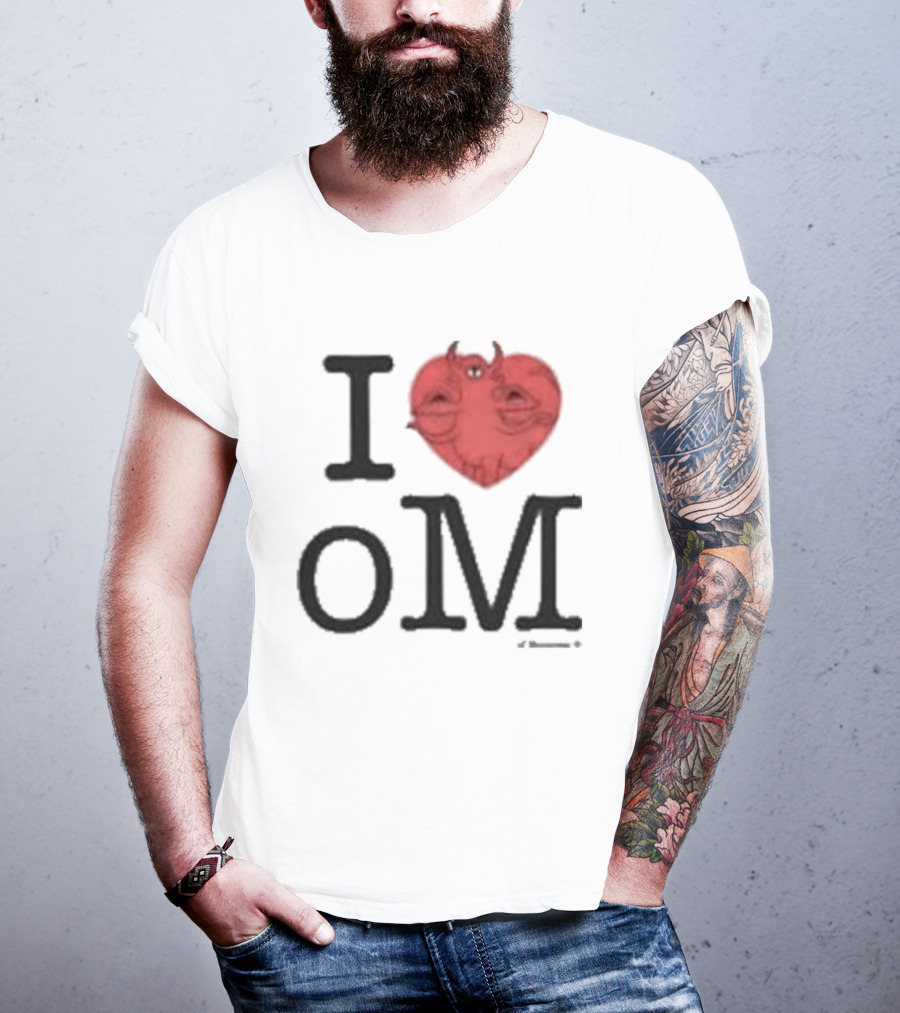 Polyvinyl Records Of Montreal I Love Om Heart Tomato Face T-Shirt