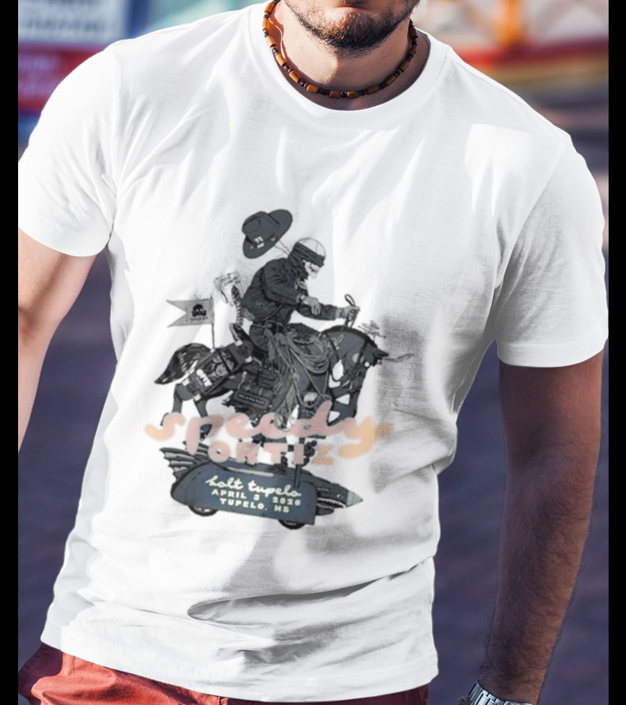Speedy Ortiz Concert April 3 2026 Tupelo Bolt Event T-Shirt