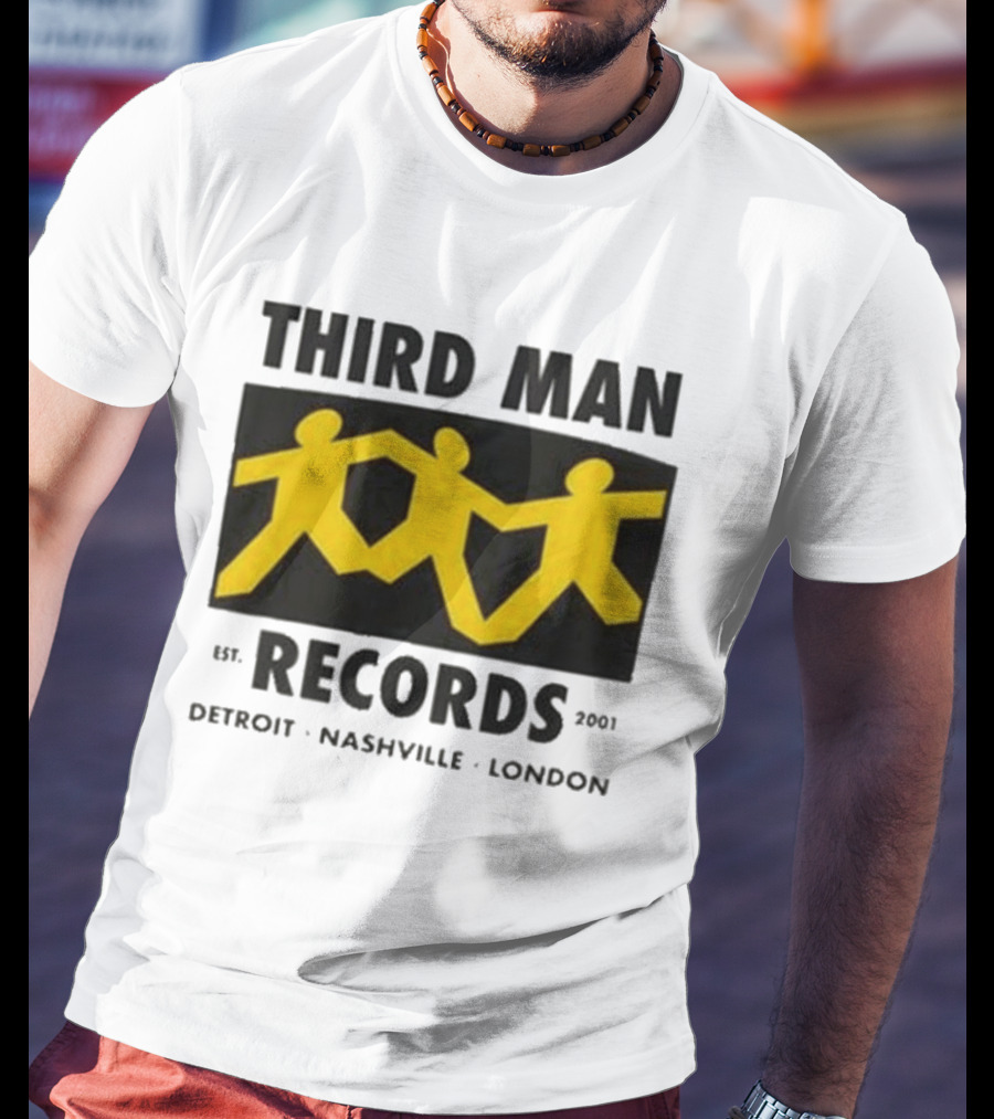 Third Man Records Est 2001 Detroit Nashville London T-Shirt
