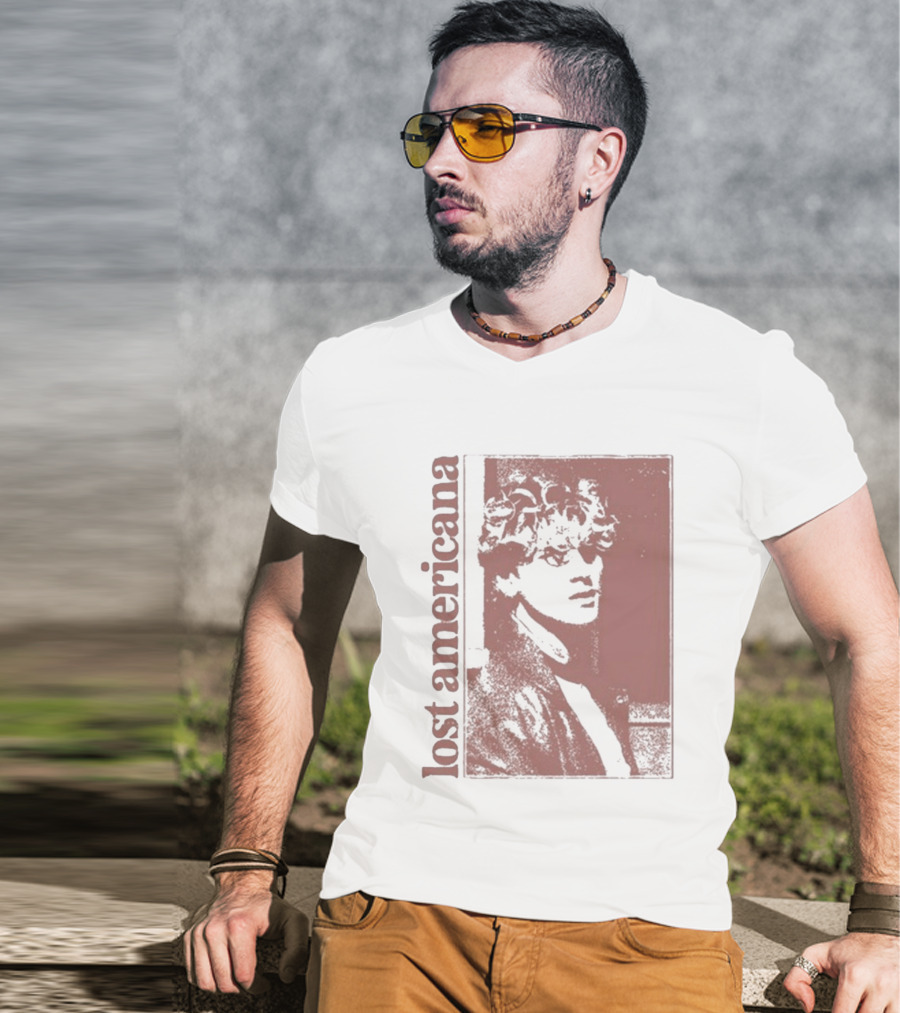Lost Americana Mgk Retro Style Image T-Shirt
