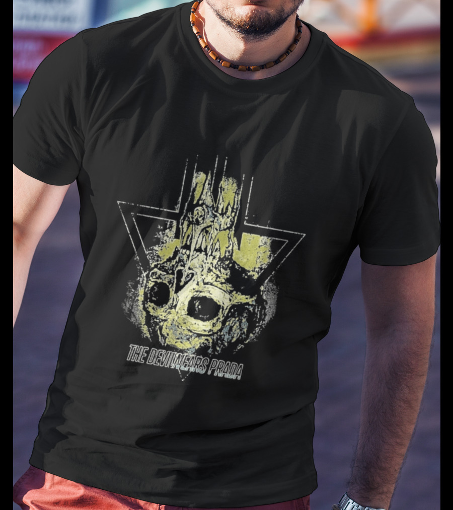 The Devil Wears Prada Dead Throne Skull Flame T-Shirt