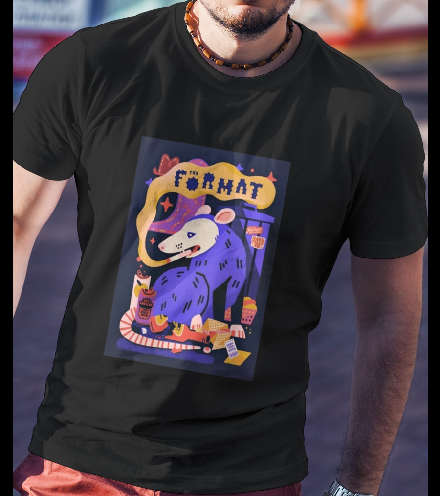The Format Ryman Auditorium Nashville TN April 3 2026 Art With Possum And Stars T-Shirt