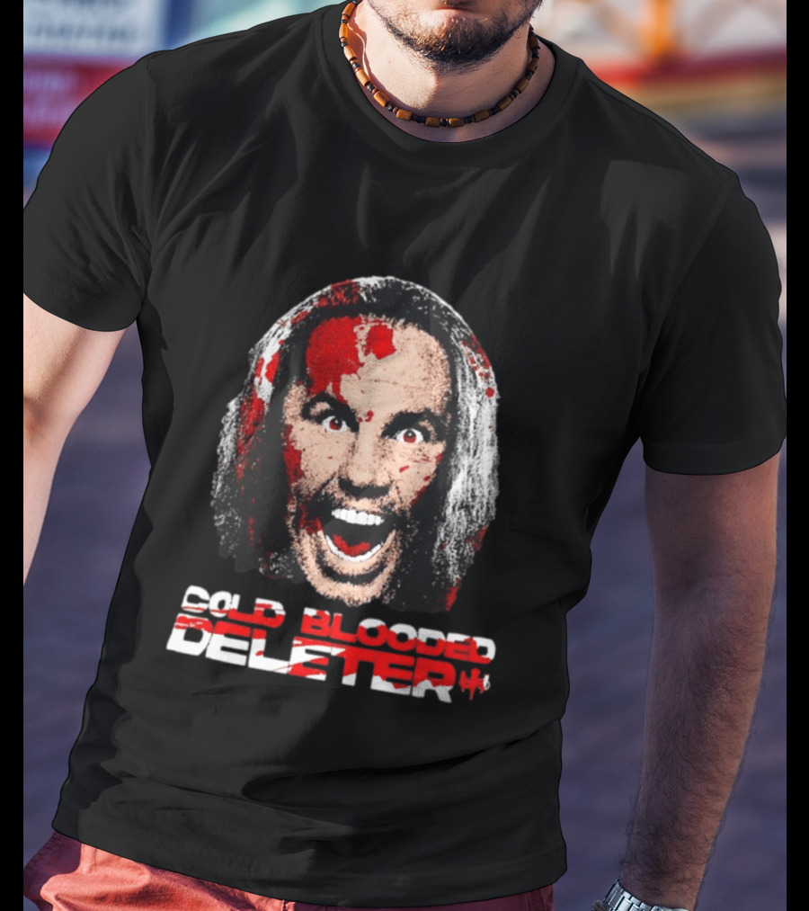 TNA Wrestling Matt Hardy Cold Blooded Deleter Face Paint T-Shirt