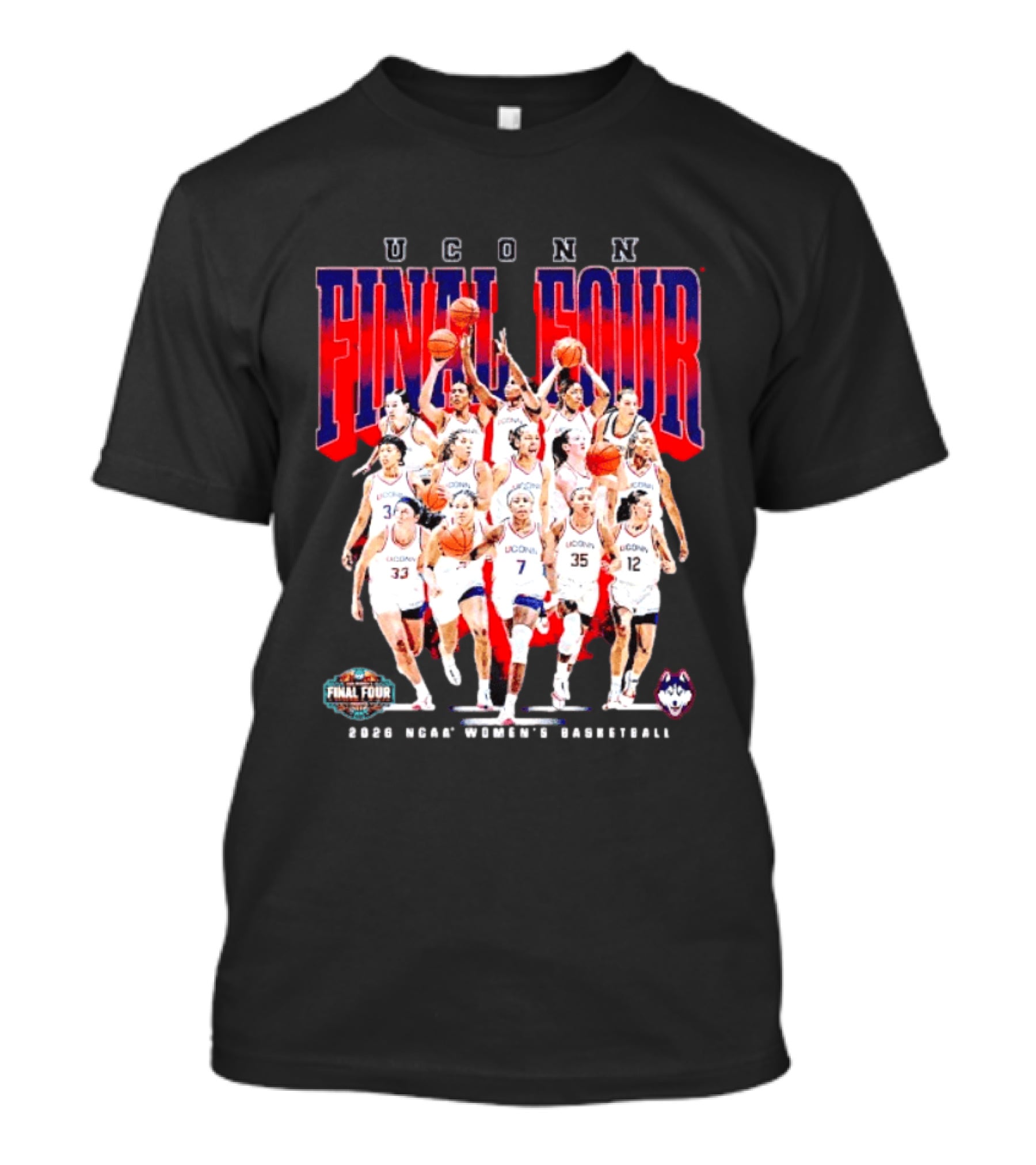 UConn Final Four 2026 NCAA Women's Basketball March Madness T-Shirt