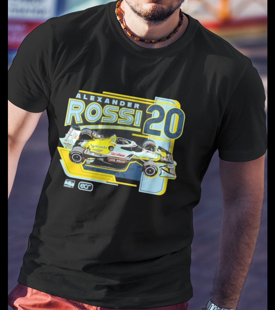 Alexander Rossi 2026 Splenda Sunfast Lava House Car ECR Racing 20 T-Shirt