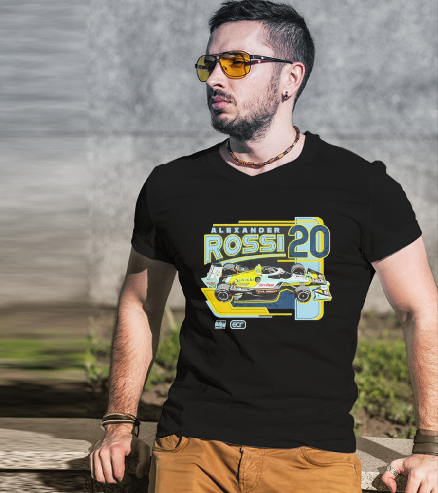 Alexander Rossi 2026 Splenda Sunfast Lava House Car ECR Racing 20 T-Shirt