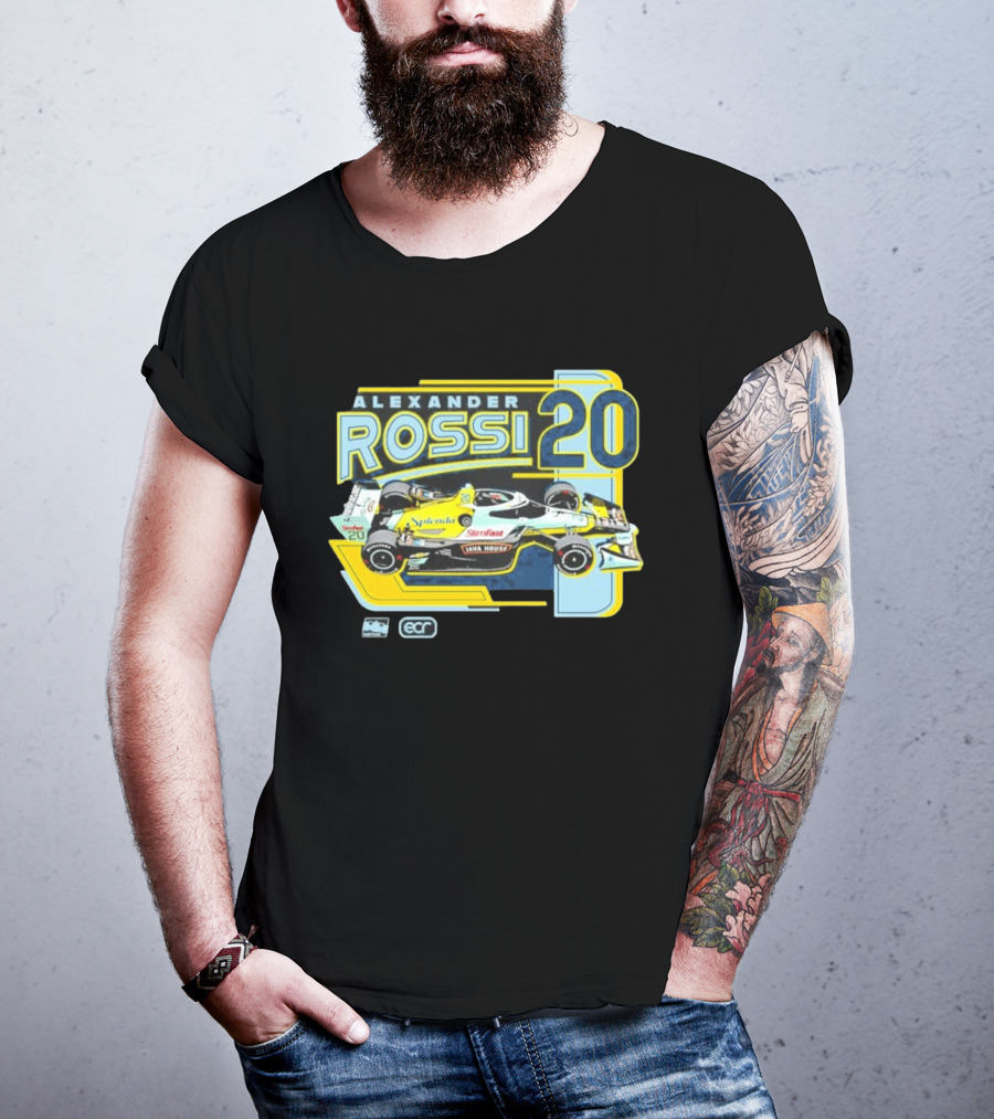 Alexander Rossi 2026 Splenda Sunfast Lava House Car ECR Racing 20 T-Shirt