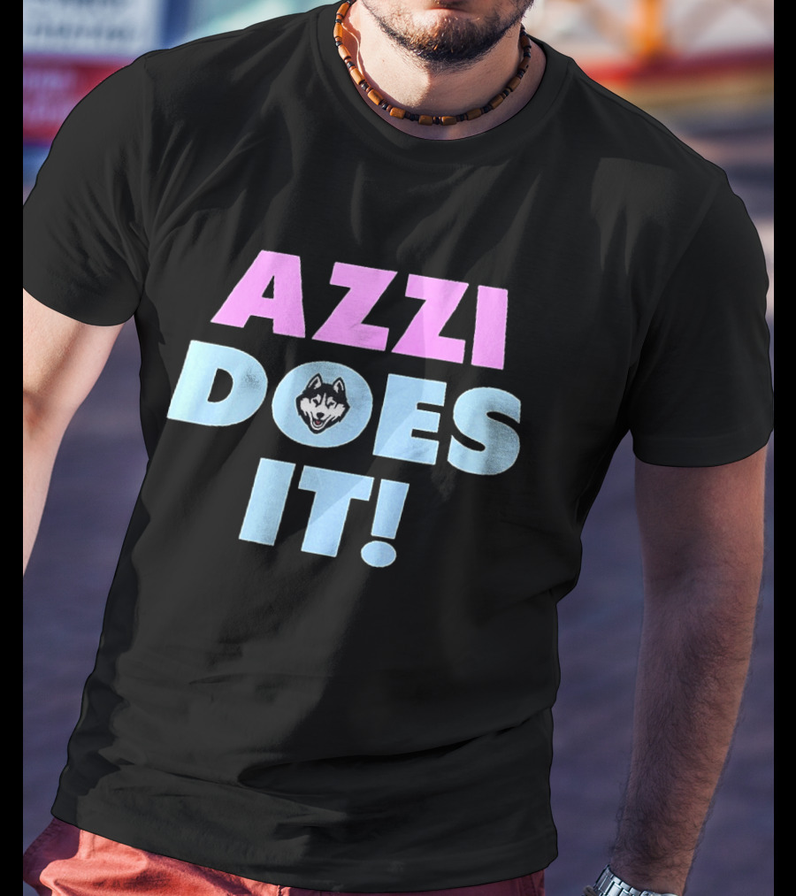 Azzi Does It UConn Huskies T-Shirt