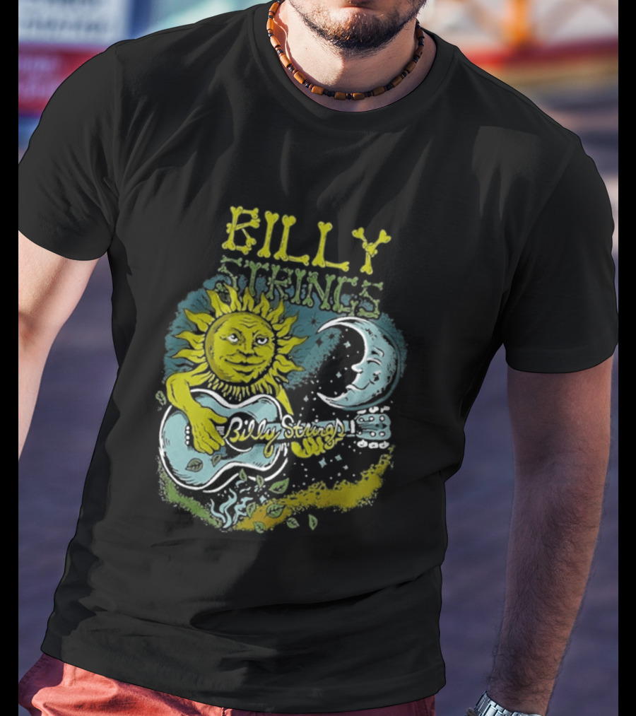 Billy Strings Sun And Moon Guitar T-Shirt