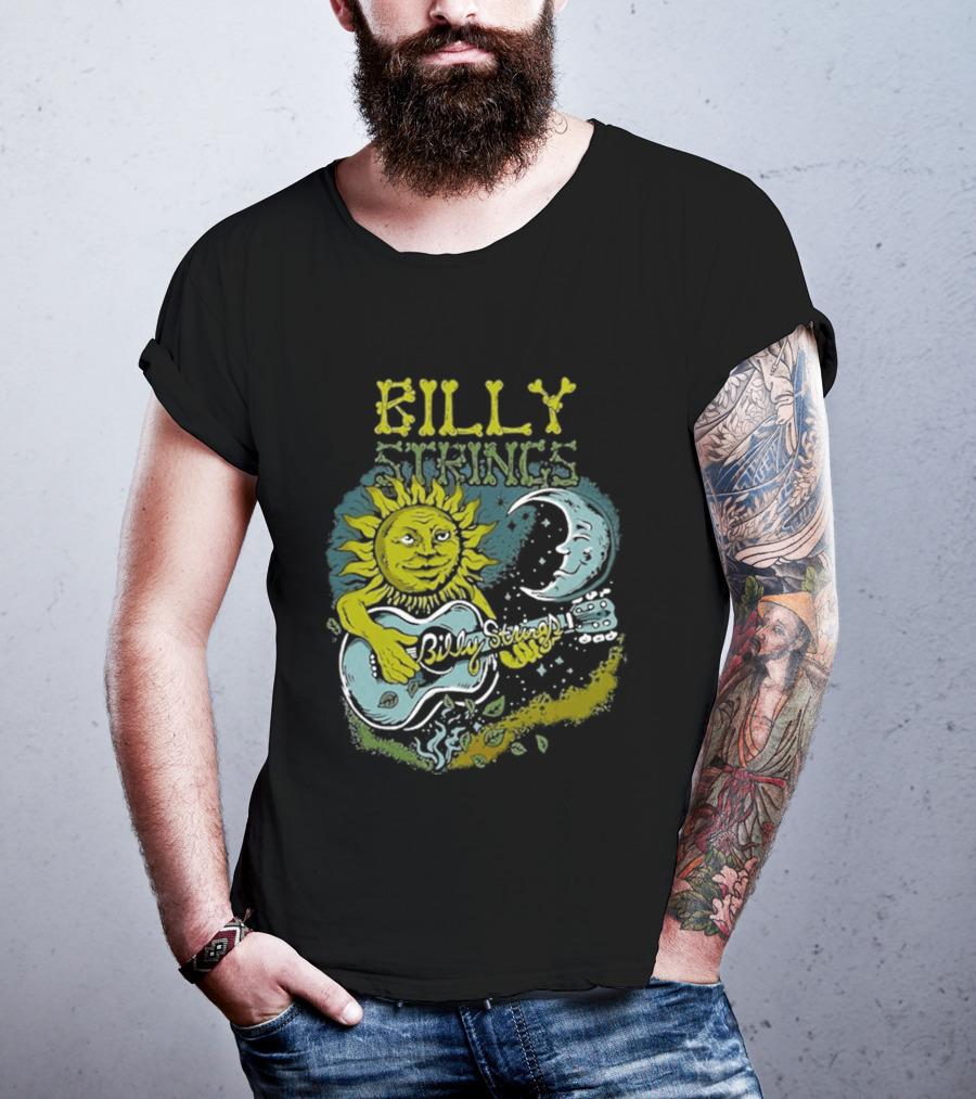 Billy Strings Sun And Moon Guitar T-Shirt