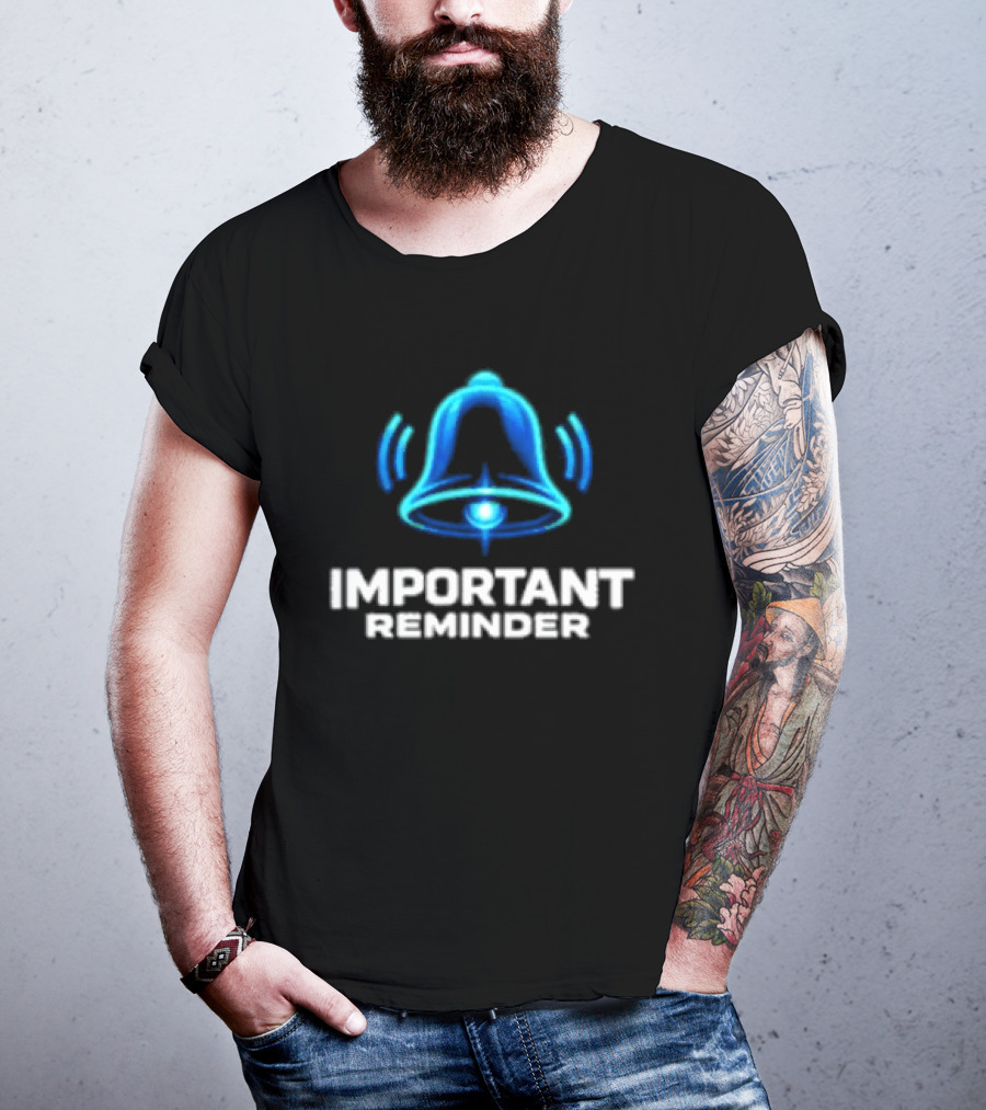 Elon Musk Important Reminder Bell T-Shirt