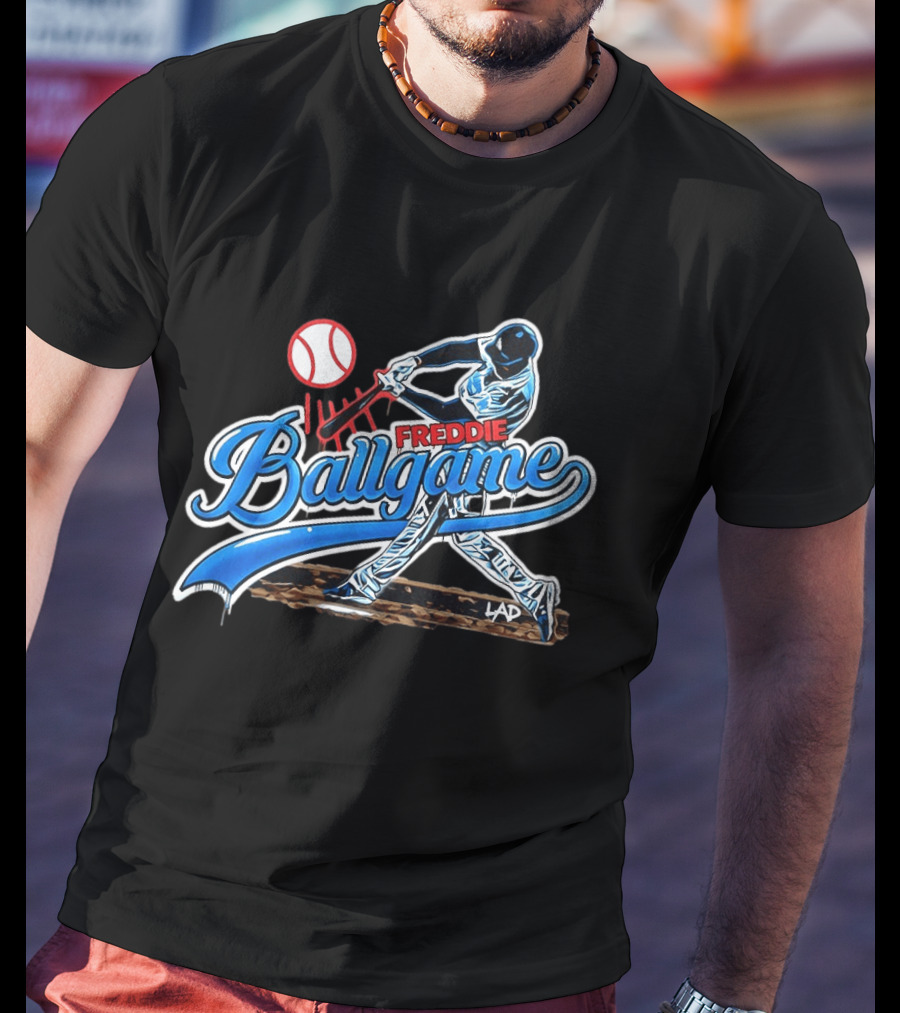Freddie Ballgame Freddie Freeman Los Angeles Dodgers Baseball LAP T-Shirt