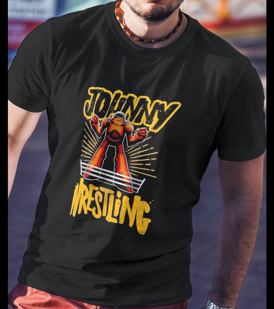 Johnny Gargano Wrestling Robot T-Shirt