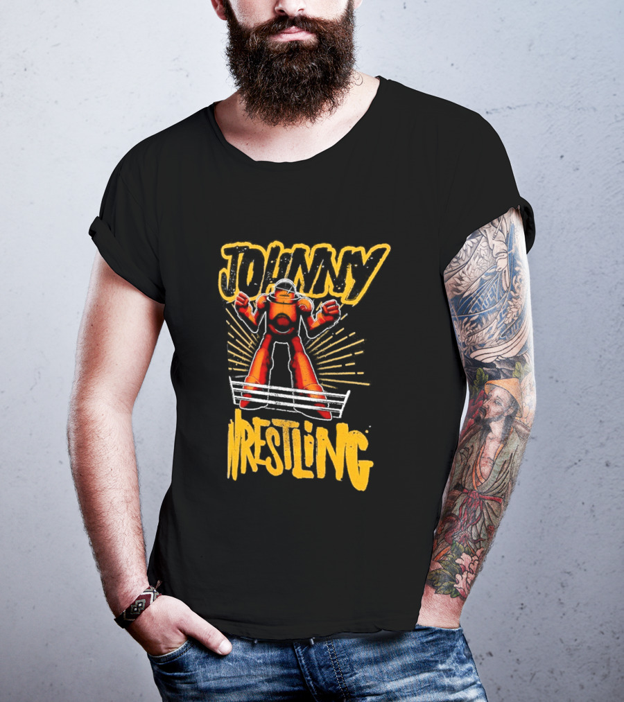 Johnny Gargano Wrestling Robot T-Shirt