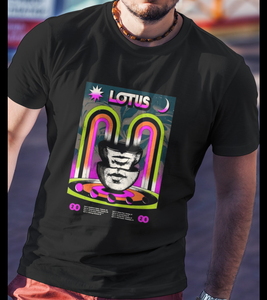 Lotus Spring 2026 Tour Dates Soundcheck Theater Fibonacci Soundstage Photon Plaza Stage Theatre T-Shirt