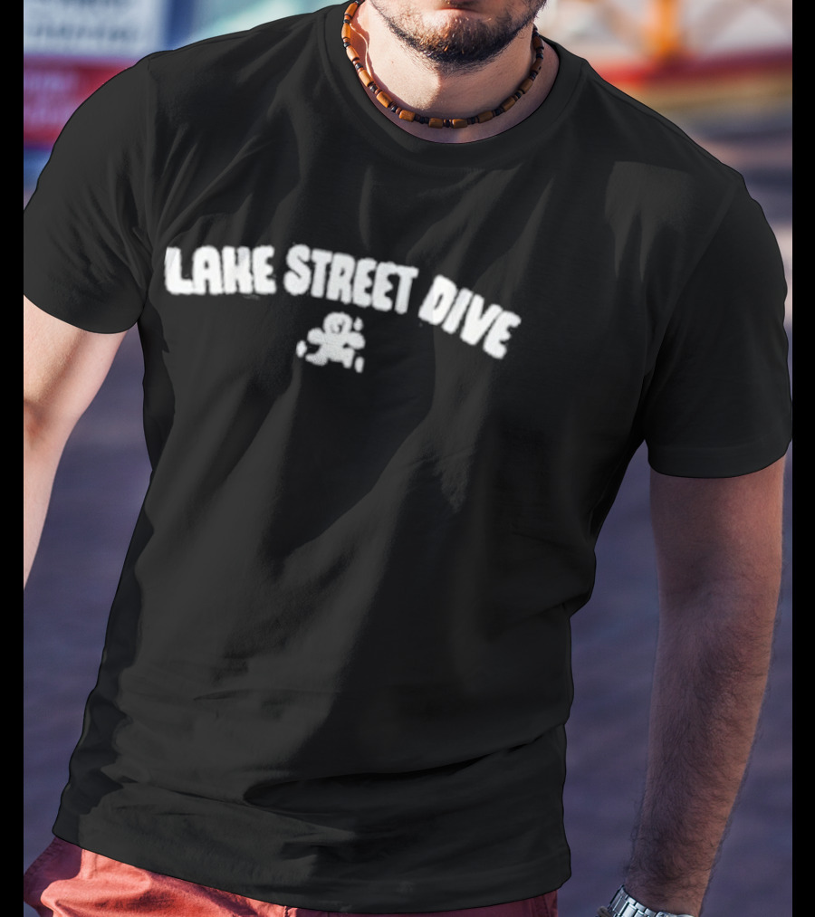 Lake Street Dive Embroidered Disco Man 2026 T-Shirt
