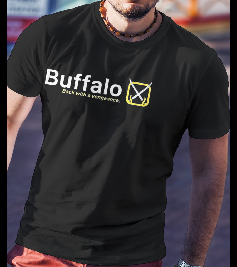 Buffalo Sabres Back With Vengeance Hockey Sticks T-Shirt