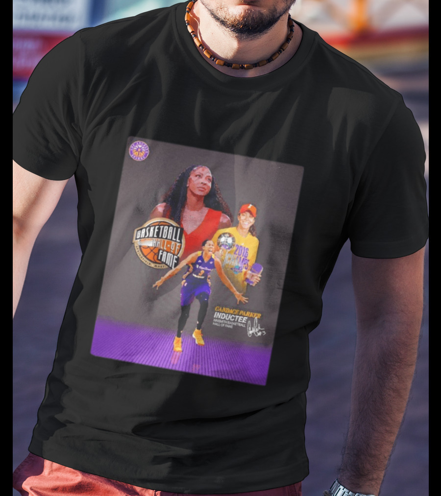Candace Parker Basketball Hall Of Fame Inductee 2016 Champion Sparks T-Shirt