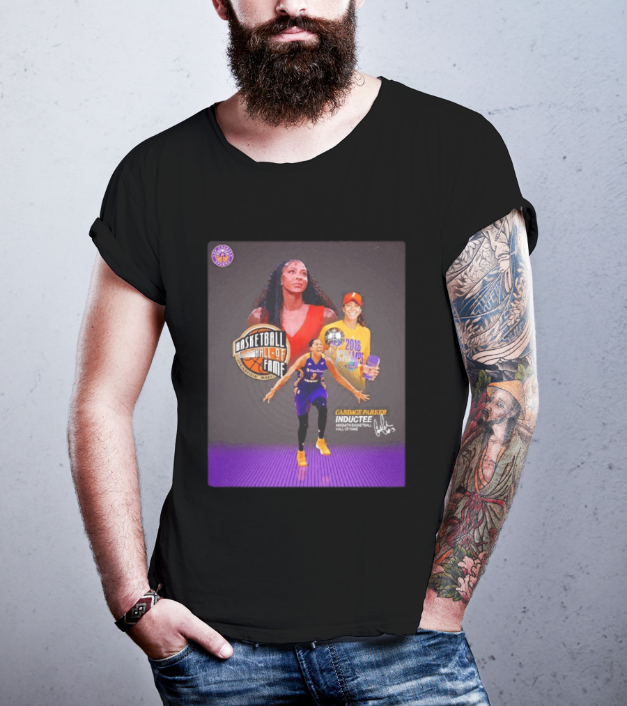 Candace Parker Basketball Hall Of Fame Inductee 2016 Champion Sparks T-Shirt