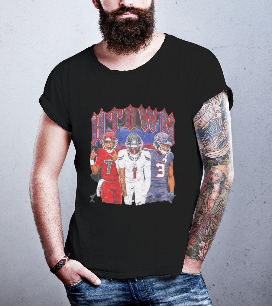 CJ Stroud Tank Dell Kamari Lassiter Houston Texans H TOWN 713 T-Shirt
