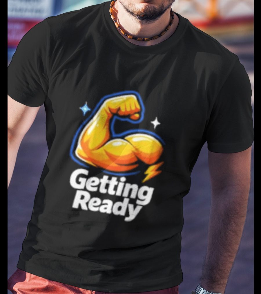 Cristiano Ronaldo Getting Ready Strong Arm Emoji T-Shirt