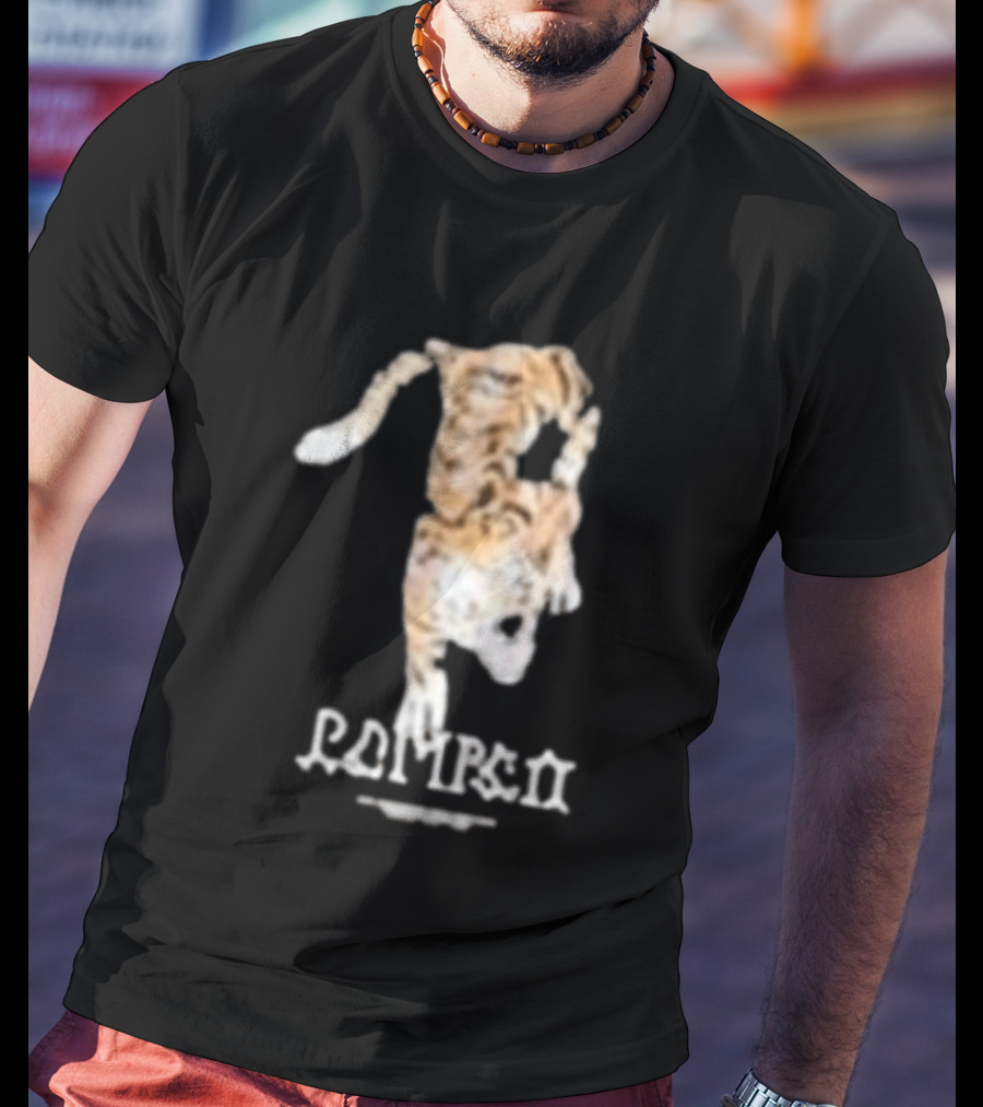 Pompeii Tiger Jumping T-Shirt