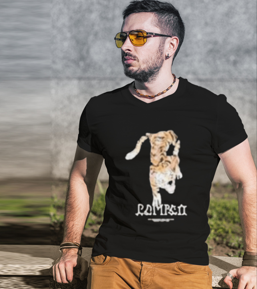 Pompeii Tiger Jumping T-Shirt