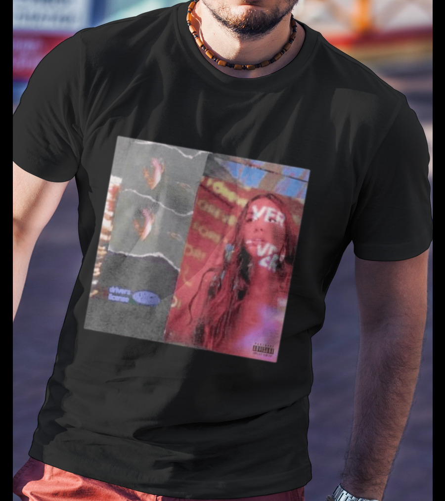 Drivers License Olivia Rodrigo Album Cover T-Shirt