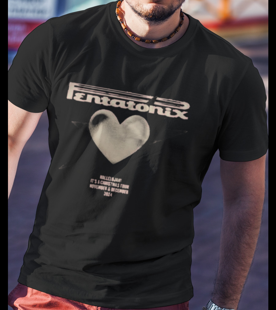 Ptxofficial Heart Brick Collage Star T-Shirt