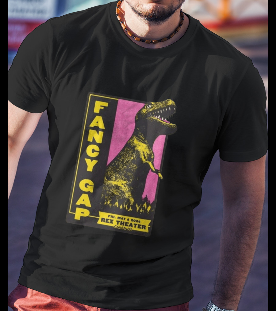 Fancy Gap Rex Theater Dinosaur Galax VA May 6 2026 T-Shirt