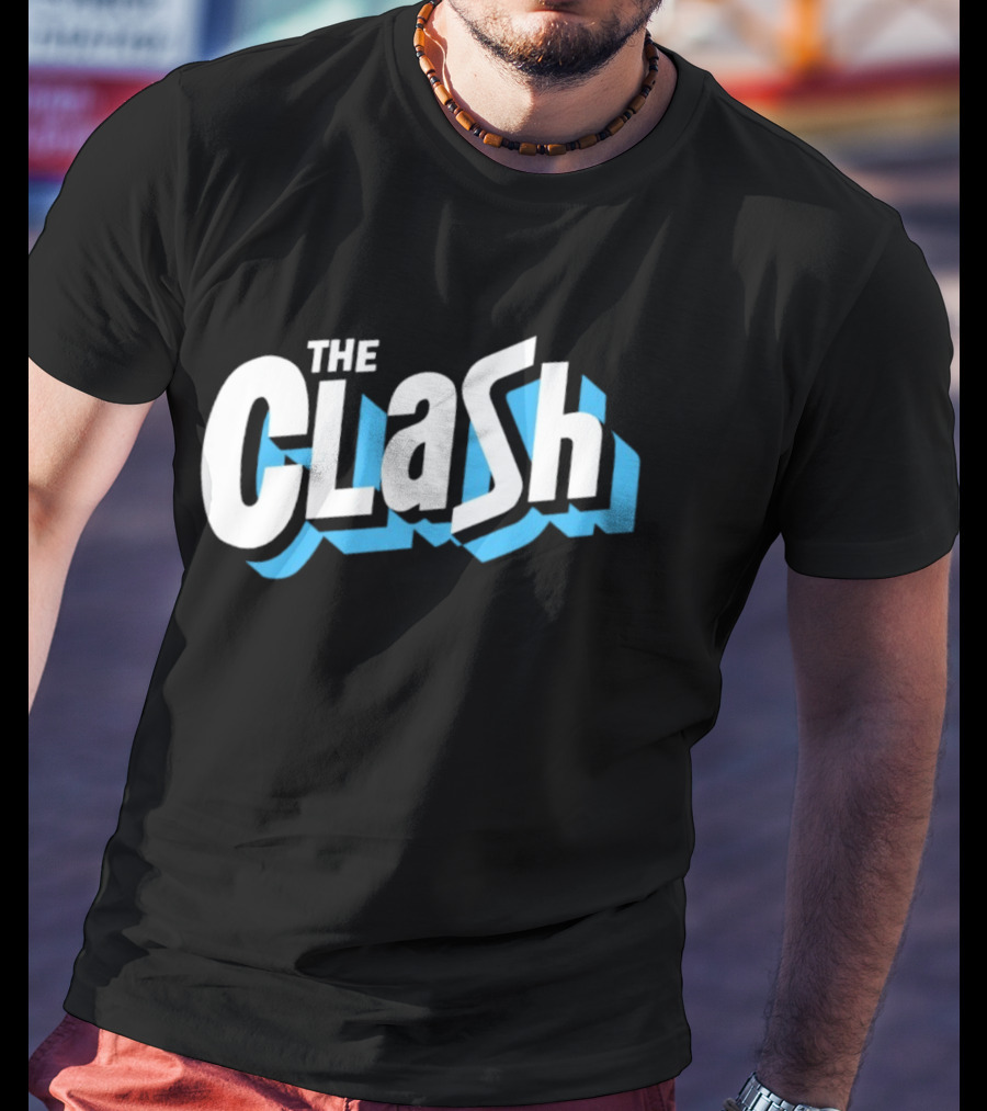 The Clash White And Blue T-Shirt