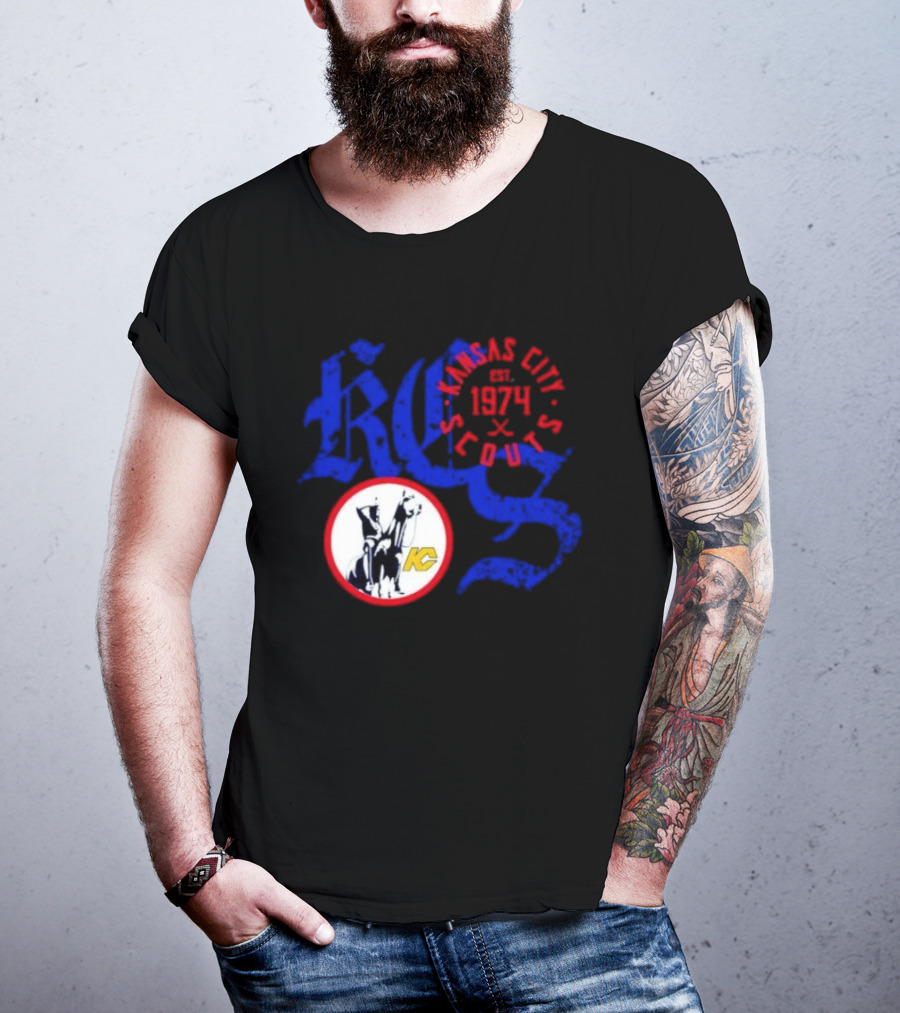 Kansas City Scouts 1974 Retro KC NHL Scouts T-Shirt