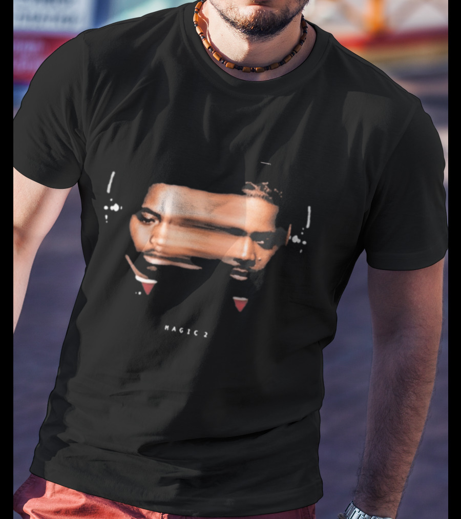 Nasir Jones Nas Magic 2 Album Distorted Face T-Shirt