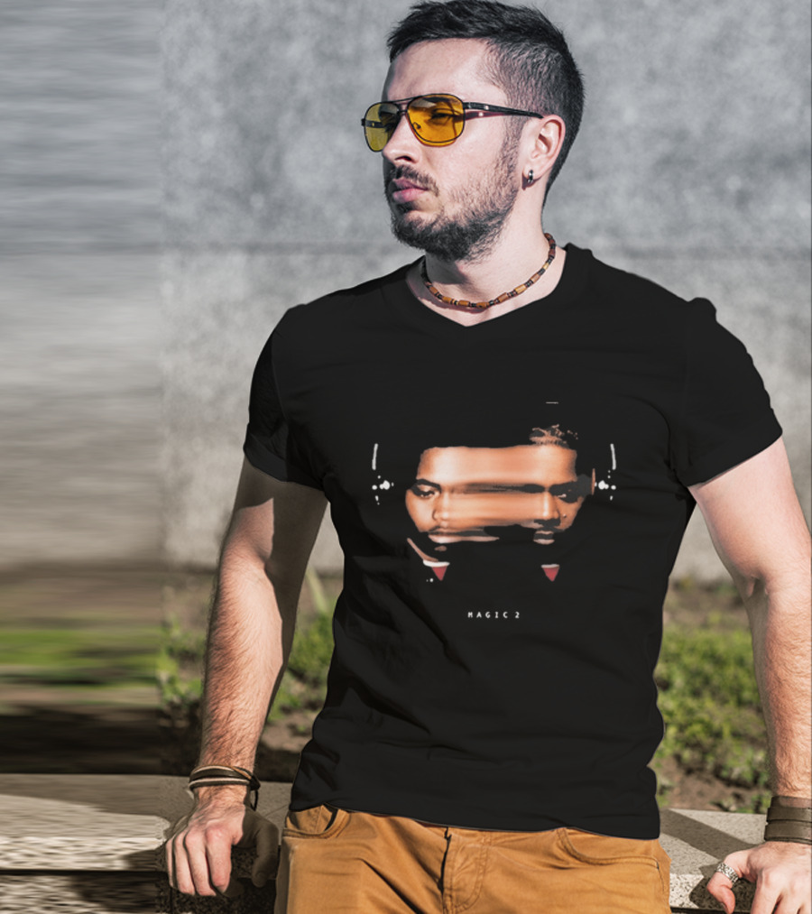 Nasir Jones Nas Magic 2 Album Distorted Face T-Shirt