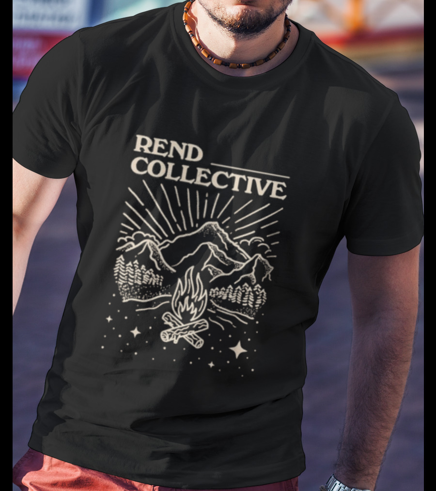 Rend Collective Campfire Mountains And Stars Scene T-Shirt