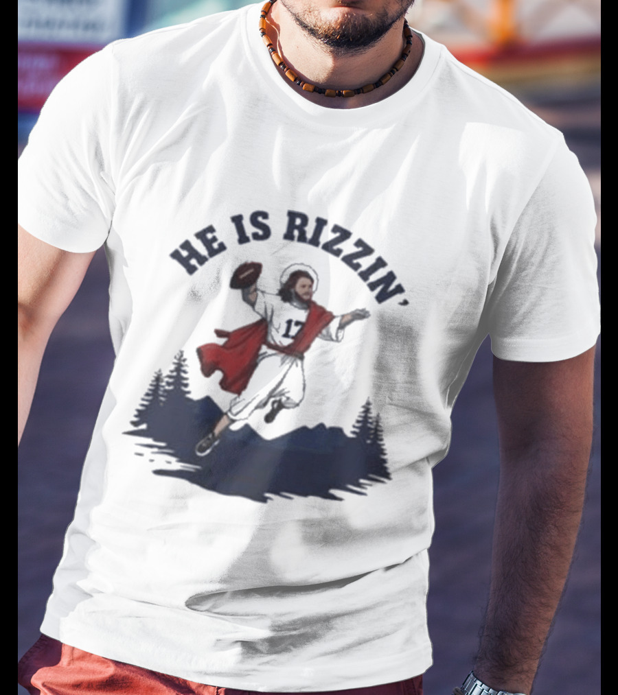 Buffalo Bills He Is Rizzin' Josh Allen Football T-Shirt