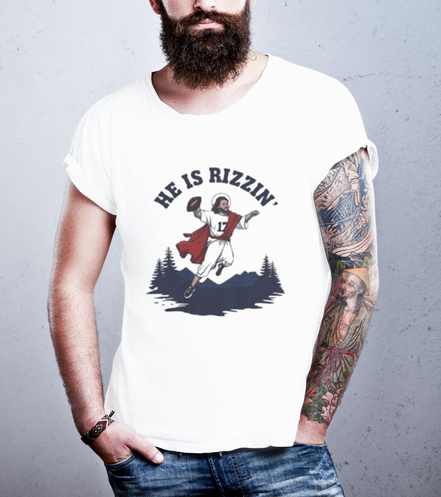 Buffalo Bills He Is Rizzin' Josh Allen Football T-Shirt