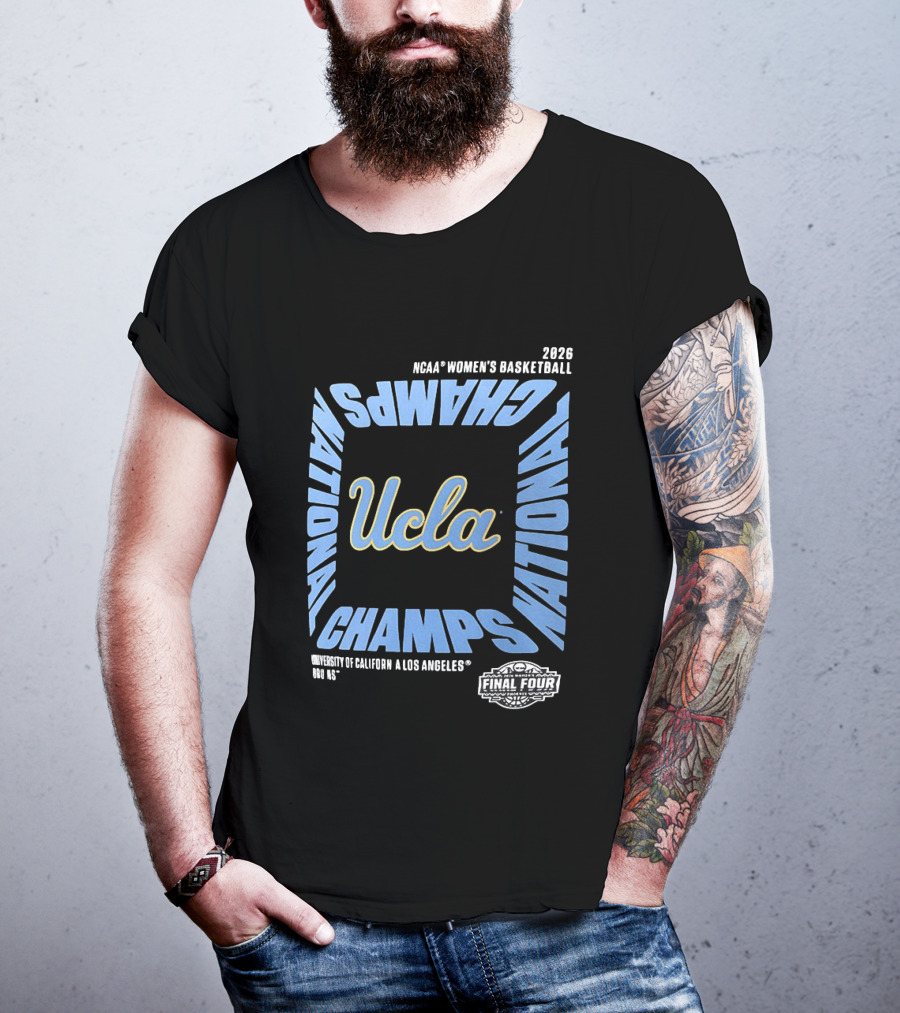 UCLA Bruins 2026 NCAA Women’s Basketball National Champs T-Shirt