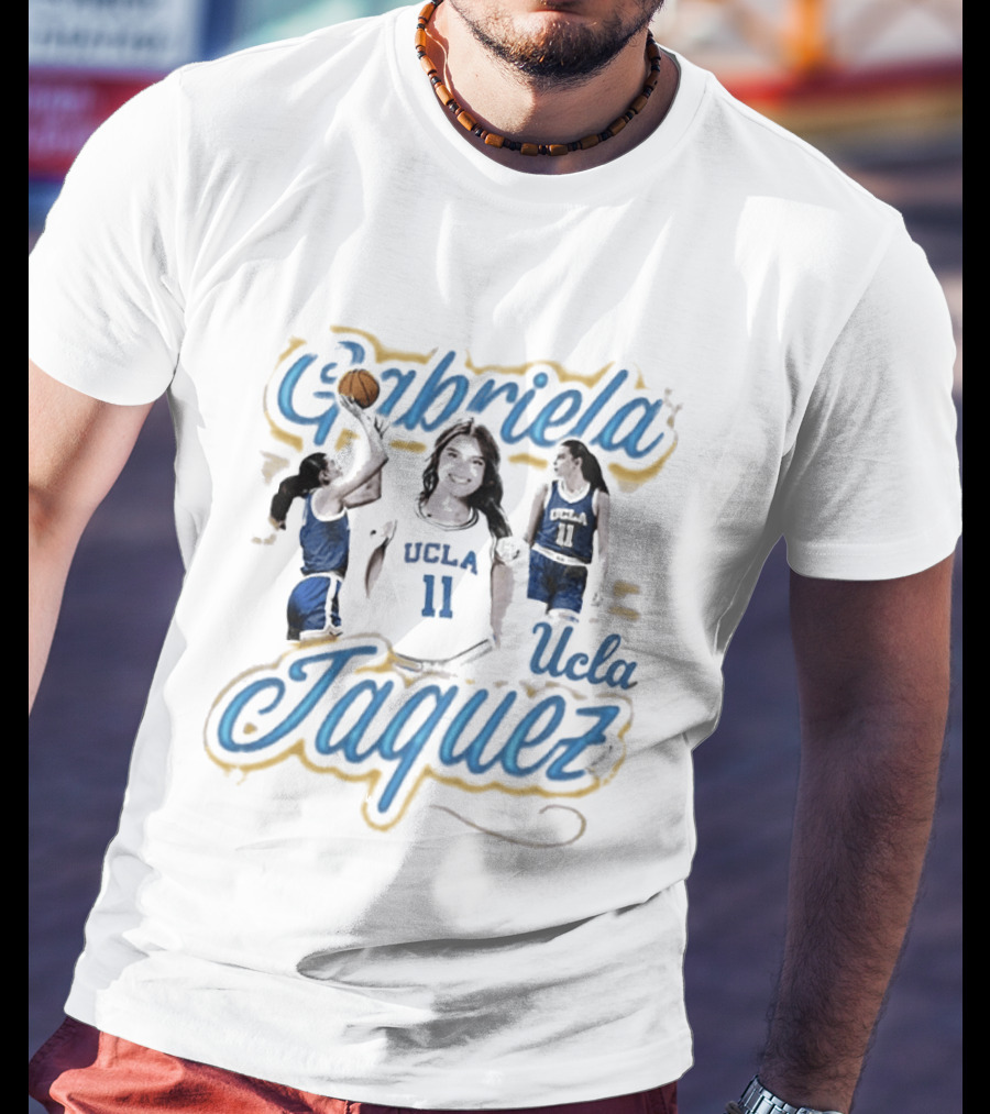 Gabriela Jaquez UCLA Bruins 11 Illustrated Basketball Player Youth Fashion T-Shirt