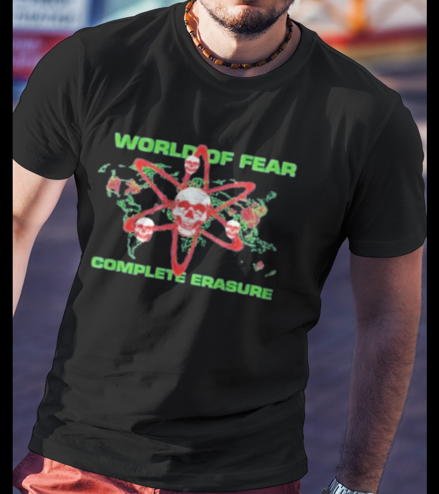 World Of Fear Complete Erasure Atomic Skull T-Shirt