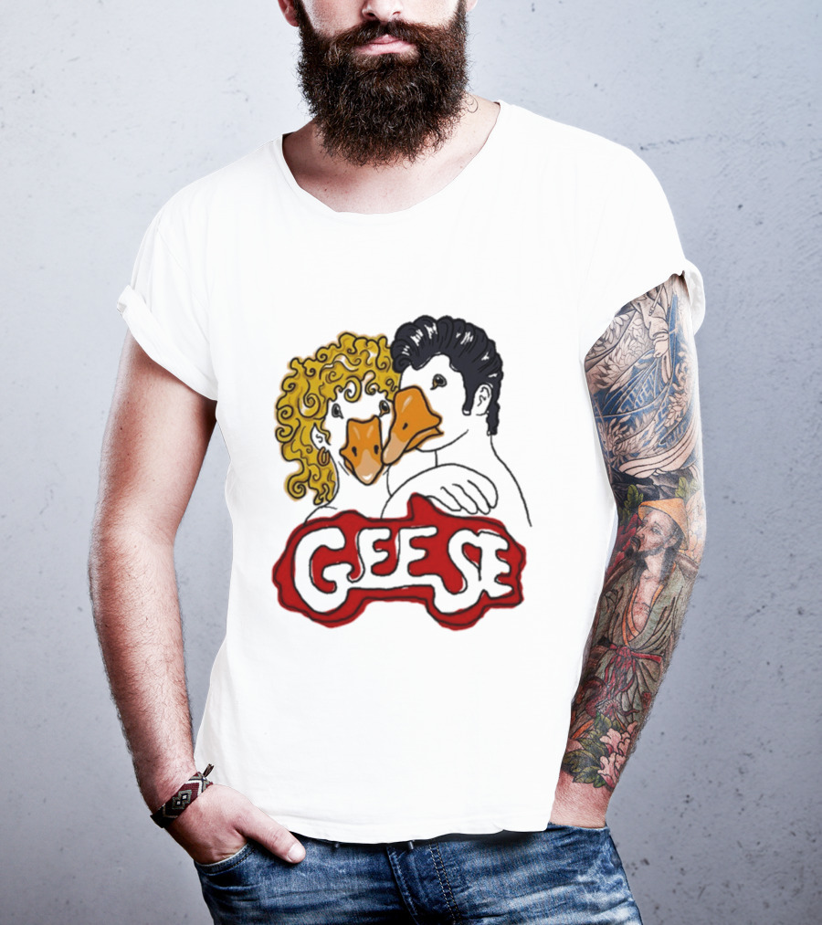 Grease Inspired Lonely Club Geese With Duck Faces T-Shirt