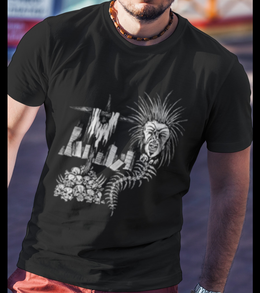 Portrayal Of Guilt Human Terror Cityscape And Nature T-Shirt