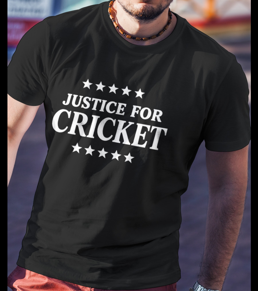 Justice For Cricket Rep Moskowitz Seven Stars T-Shirt