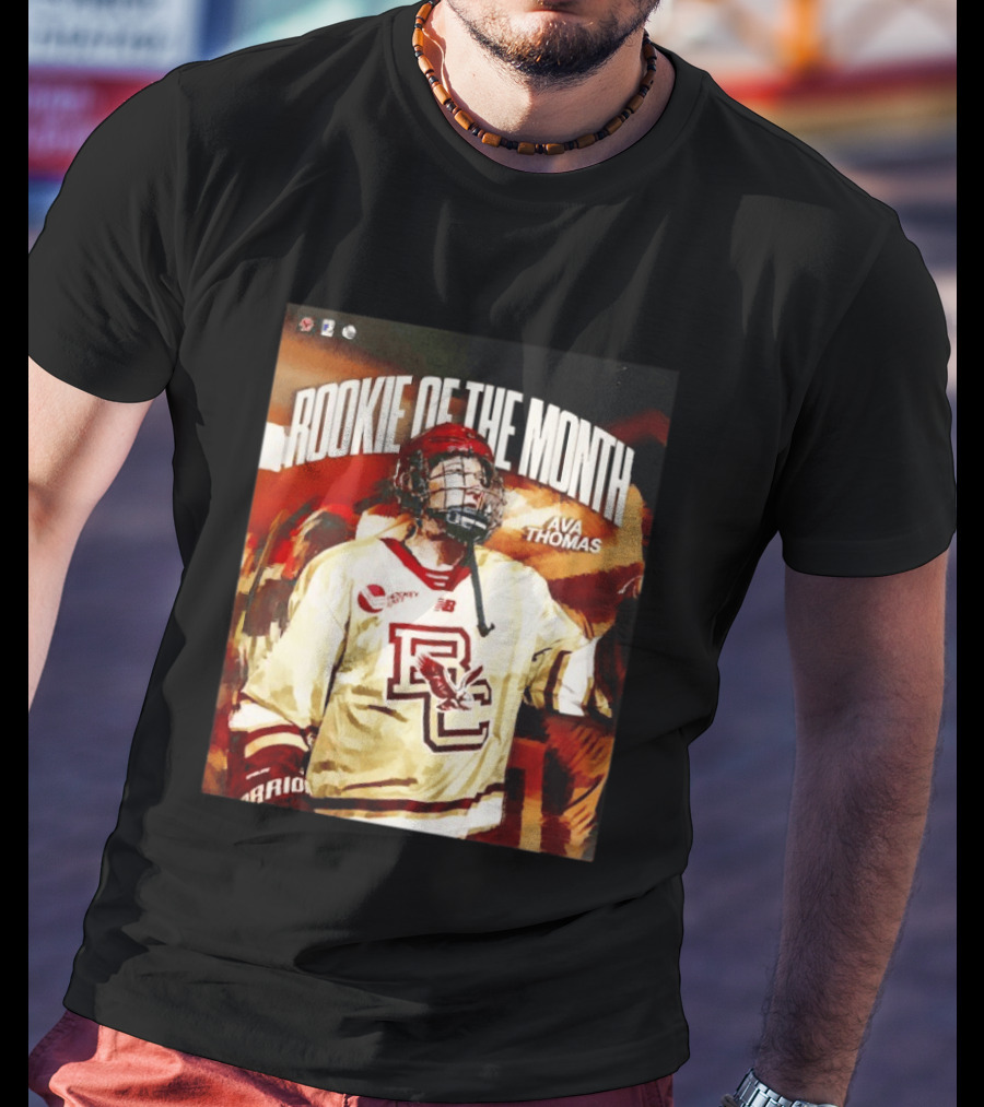 Rookie Of The Month Ava Thomas Boston College Hockey T-Shirt