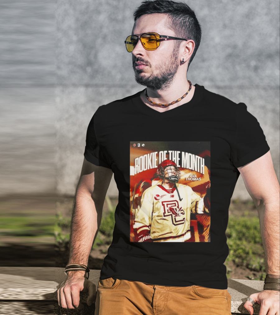 Rookie Of The Month Ava Thomas Boston College Hockey T-Shirt