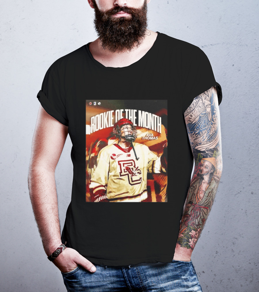 Rookie Of The Month Ava Thomas Boston College Hockey T-Shirt