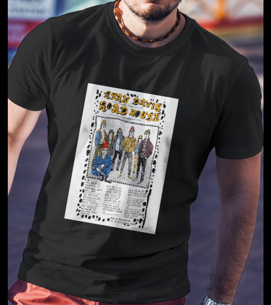 Ryan Davis Road House Band 2026 US Shows Tour Dates T-Shirt